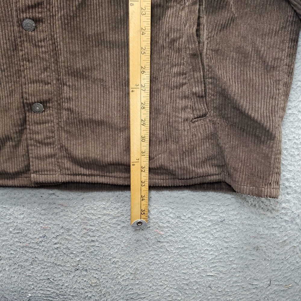 Arizona Shirt Jacket Mens 2XL‎ Brown Corduroy Mountain Trail Collar Button Front - Picture 3 of 12